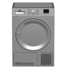 Beko DTLCE70051S Condenser Tumble Dryer, 7kg, Silver, B Rated