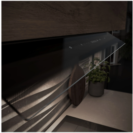 Siemens iQ700 Integrated Design Hood 90 cm clear glass black printed, Matt black LJ98BET60B