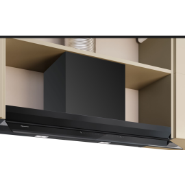 NEFF N 90, Integrated Design Hood, 90 cm, clear glass black printed, Matt black D98XET2S0B