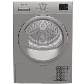 Indesit C YSD 82D SS UK 8kg Heat Pump Tumble Dryer with Steam Technology Silver