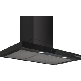 Bosch Series 6, Wall-mounted cooker hood, 90 cm, Matt black DWB97DN60B