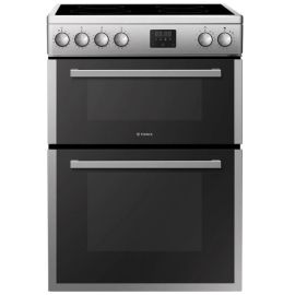 Teknix TKED64INDX, Induction Cooker, Double Oven, 60cm, Stainless Steel