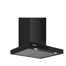 iQ500, Wall-mounted cooker hood, 60 cm, Matt black LC67BDN60B
