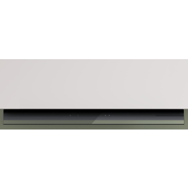 Series 6, Integrated Design Hood, 90 cm, clear glass black printed, Matt black DBB97DP60B