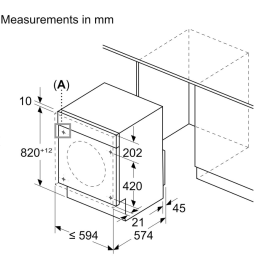 Washer dryer, 8/5 kg V8340X0GB