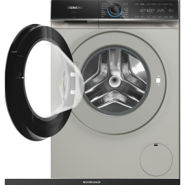 Siemens iQ700, Washing machine, front loader, 11 kg, max. 1600 rpm, Silver inox WG66B2AXGB