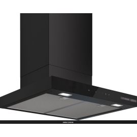 Bosch Series 6 Wall-mounted cooker hood 60 cm Matt black DWB67DN60B