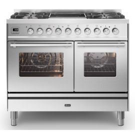 Roma 100cm Twin 60 / 40 4 Gas Burners & 2 Zone Induction Stainless Steel  PD10IWE3/SS