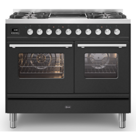 Roma 100cm Twin 60 / 40 4 Gas Burners & 2 Zone Induction Matt Graphite PD10IWE3/MG