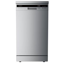 Teknix TX3FD458S Freestanding Dishwasher Slimline Silver