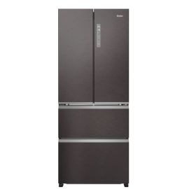 Haier HFR3718ENMD 70cm 60/40 Total No Frost Fridge Freezer - Dark Inox
