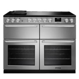 Rangemaster NEXB110EISTST/CM1 Nexus 110cm Induction Range Cooker In Stainless Steel / Chrome Trim