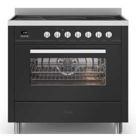 ilve Torino 90cm Single 5 Zone Induction Matt Graphite