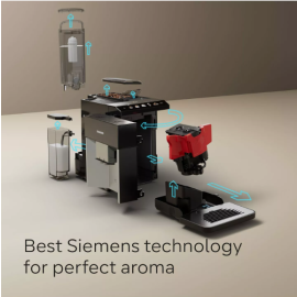 Siemens TQ515GB9 Coffee Machine, Black