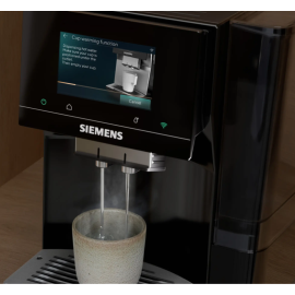 Bean to cup coffee machine, EQ700 iAroma, Piano black TP723G09