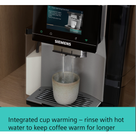 Bean to cup coffee machine, EQ700 iAroma, Stainless steel TQ723G03
