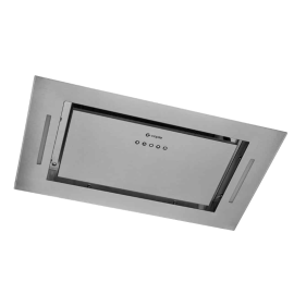 52cm Plasma Built-Under Cooker Hood Black Glass