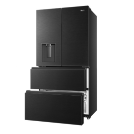Haier Horizon Collection American Style Fridge Freezer - Black - HFR59F18CWMB