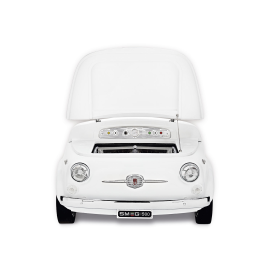 SMEG500B 50s Retro style FIAT 500 Refrigerator White