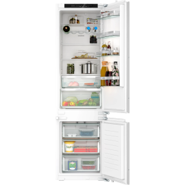 Siemens iQ300, Built-in fridge-freezer with freezer at bottom, 193.5 x 55.8 cm, flat hinge KI96NVFD0G