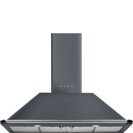Smeg KT110GRE Victoria 110cm Chimney Hood Slate Grey