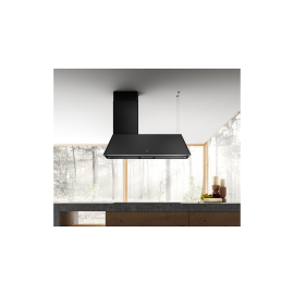 Elica IKONA-MAXXI Ceiling Mounted Hood - Black