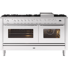Ilve Roma P15FWE3 150cm Dual Fuel Range Cooker Stainless Steel