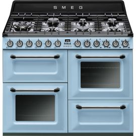 Smeg Victoria 110cm Range Cooker Pastel Blue TR4110AZ