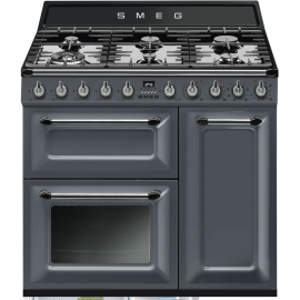 Smeg Victoria 90cm Range Cooker Slate Grey TR93GR