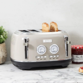 Haden 198747 Jersey Putty 4 Slice Toaster