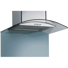 CAPLE Curved Toughened Glass Splashback TSBCURVE700BLK