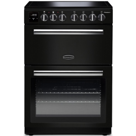 Rangemaster PROPL60ECBL/C Professional Plus 60cm Ceramic Cooker in Black and Chrome
