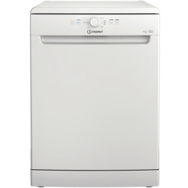Indesit D2FHK26UK 60cm Dishwasher - White - 14 Place Setting