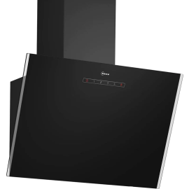 NEFF D63IDK1S0B Built In Angled Hood - Black Glass