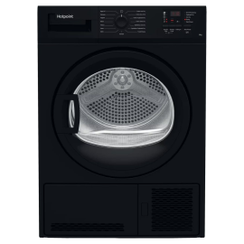 Hotpoint CHDC82BBGDUK Freestanding 8kg Condenser Tumble Dryer in Black