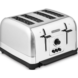 Morphy Richards 240130 Venture 4 Slice Toaster - Brushed Steel
