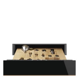 CPS615NR 15cm Height Dolce Stil Novo Sommelier Drawer Black and Copper Trim