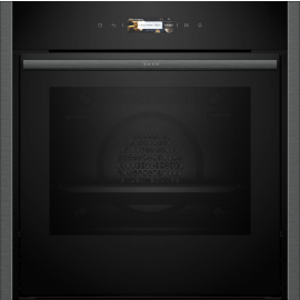N70 Slide and Hide B54CR71G0B Built In Self Cleaning Electric Single Oven, Grey Graphite