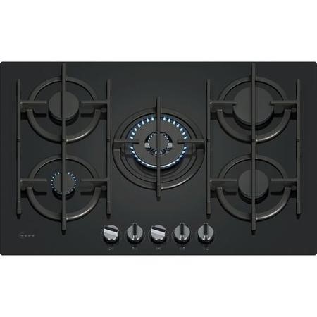 Neff T27PIQ4S0 N70 75cm 5 Burner Gas Hob, Black - Image 5