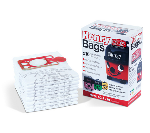 Genuine Henry Hoover Bags NVM-1CH HepaFlo Vacuum Dust Bags 10 Pack 604015 / - Image 12