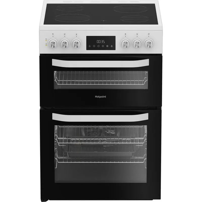 Hotpoint White Hde6vdw Electric Cooker - Image 12