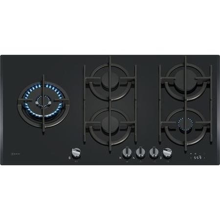 Neff Black T29rhs4s0 91.5Cm 5 Burner Built In Gas Hob