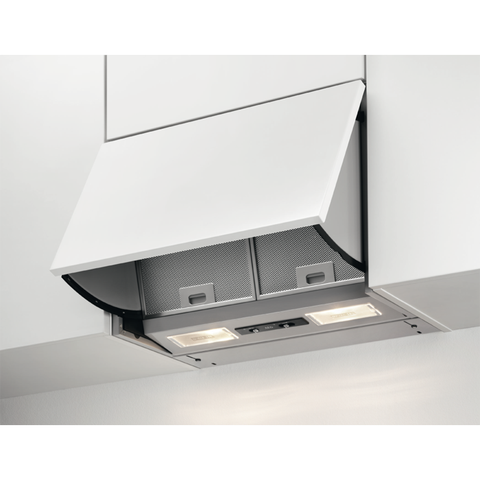 AEG DEB2631S Integrated Cooker Hood - 60cm Width - Ducted/Recirculating - Silver - Image 8