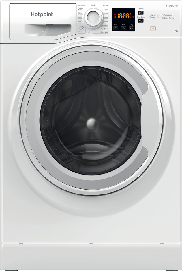 Hotpoint White Nswf7469wuk 7Kg 1400 Spin Antistain Washer