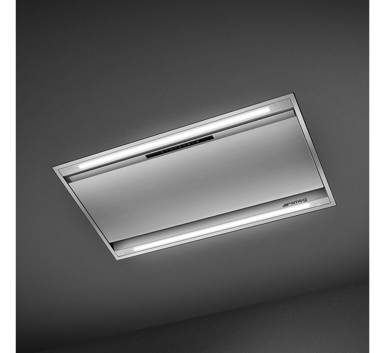 Smeg White Klt9l4x 90Cm Ceiling Extractor Stainless Steel