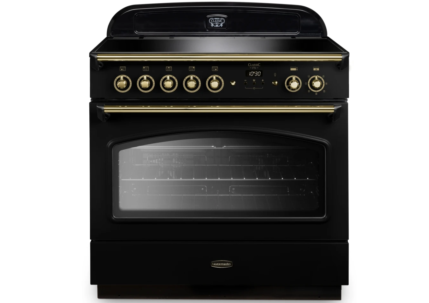 Rangemaster Black Clas90fxeibl/B Classic Fx 90Cm Induction Range Cooker 131770
