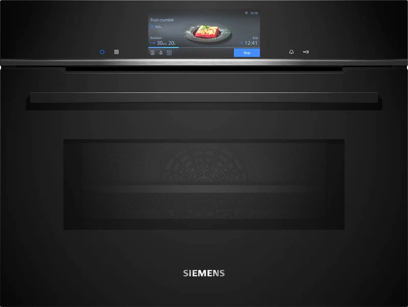Siemens Black Cm778gnb1b Built In Combi Microwave