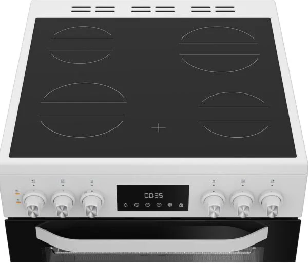 Hotpoint White Hde6vdw Electric Cooker - Image 9