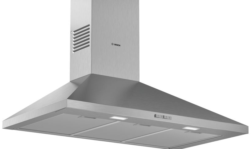 Bosch Series 2 Wall Mounted Cooker Hood 90Cm Stainless Steel White/Light Dwp94bc50b - Image 5