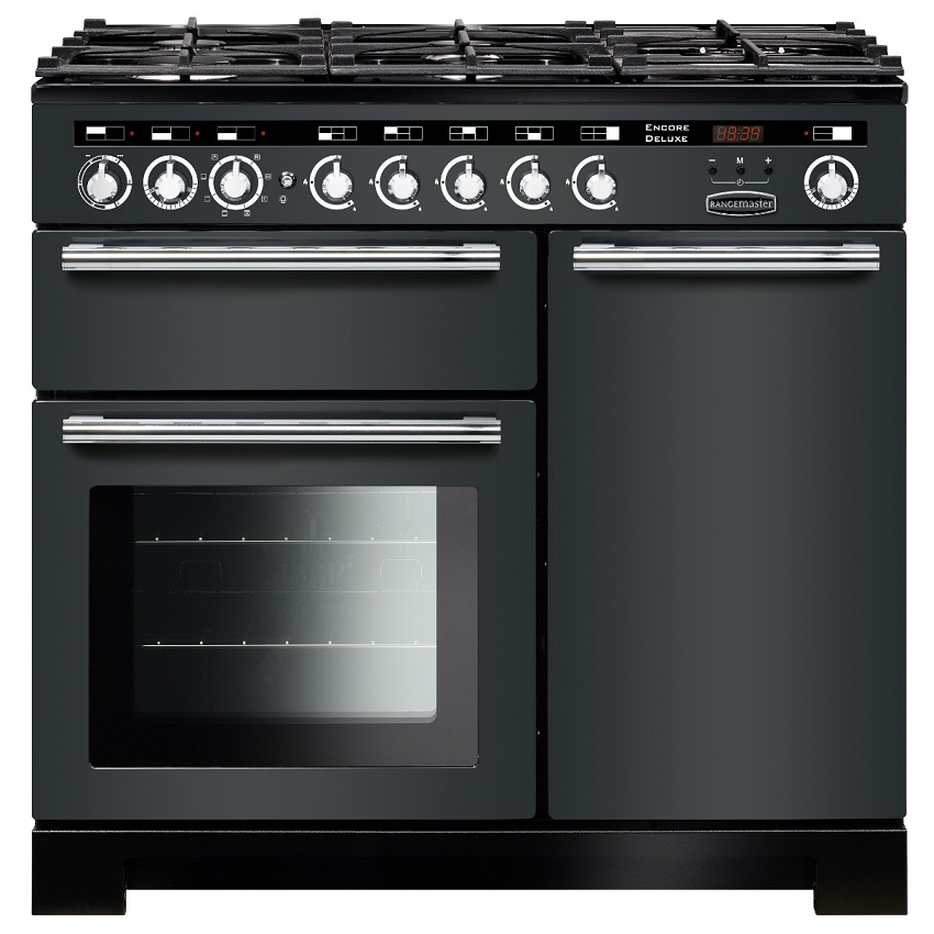Rangemaster Edl100dffsl/C Encore Deluxe 100Cm Range Cooker Slate